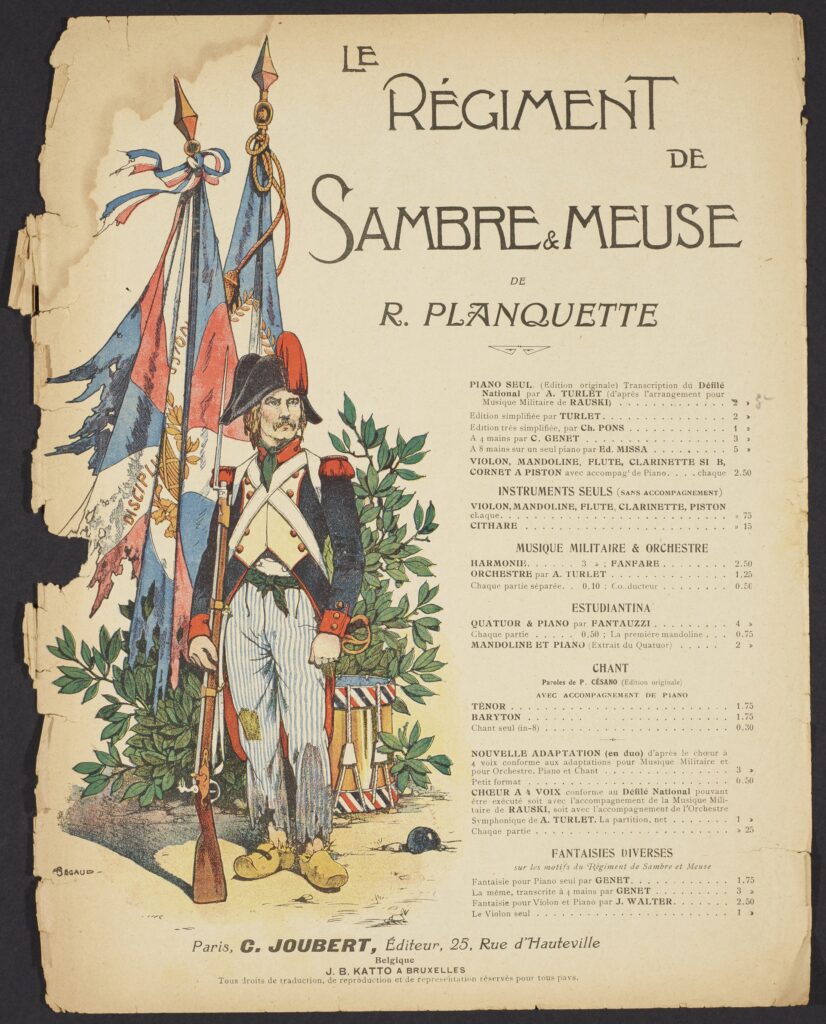 Partition du régiment de Sambre & Meuse