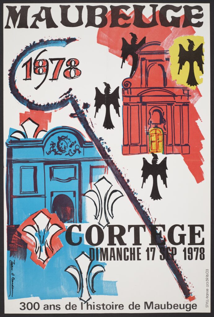 Affiche du tricentenaire de Maubeuge